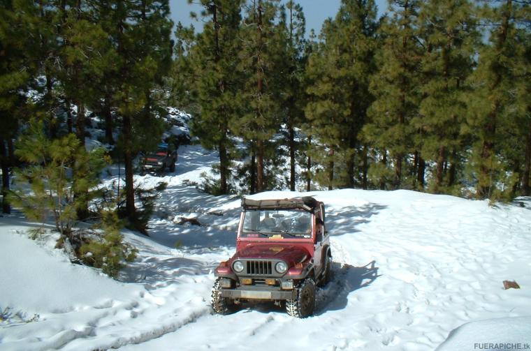 Nieve en Tenerife 4x4